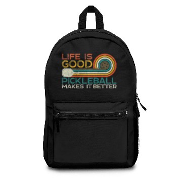 Discover Pickleball Makes it Better Pickleball Raglan Backpacks