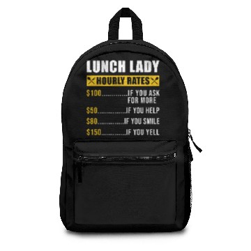 Discover School Cafeteria Worker Lunch Lady Backpacks