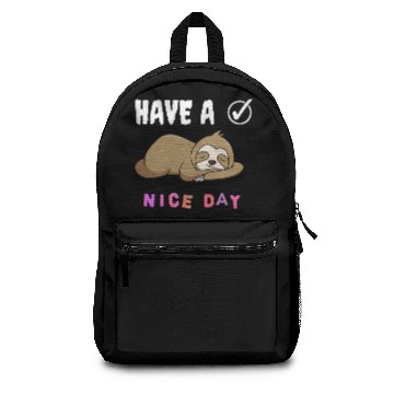 Discover Have a nice day Backpacks