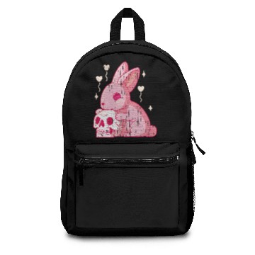 Discover rabbit and skull Backpacks