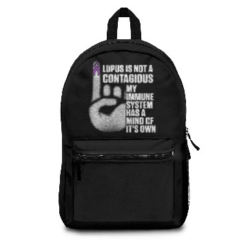 Discover Lupus Inspiring Survivor Warrior print Backpacks