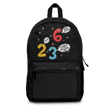 Discover Funny Math Joke Pun Design for Teachers Backpacks