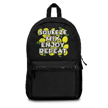 Discover Lemon Juice Squeeze Mix Enjoy Repeat Lemonade Backpacks