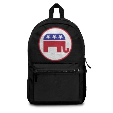 Discover Elephant Republican Raised Right Backpacks