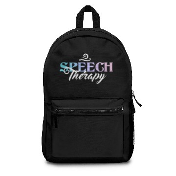 Discover Speech Therapy SLP Speech Language Pathologist Backpacks