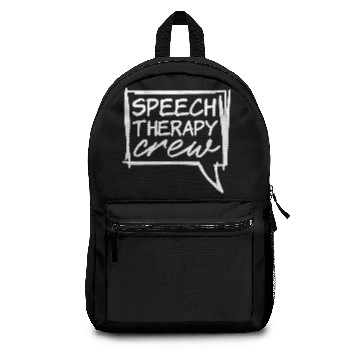 Discover Speech Therapy SLP Speech Language Pathologist Backpacks