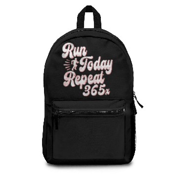 Discover Retro Run Today Repeat 365 - Running Streak Runner Backpacks