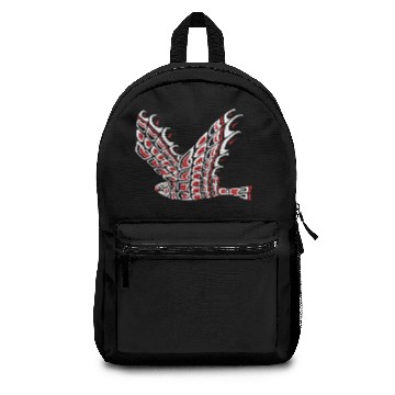 Discover Pacific Northwest Red Tail Hawk Native American Backpacks