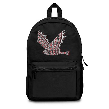 Discover Red Tail Hawk Pacific Northwest Native American Backpacks