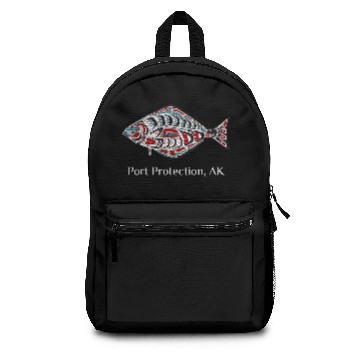 Discover Port Protection Alaska Native American Halibut Backpacks