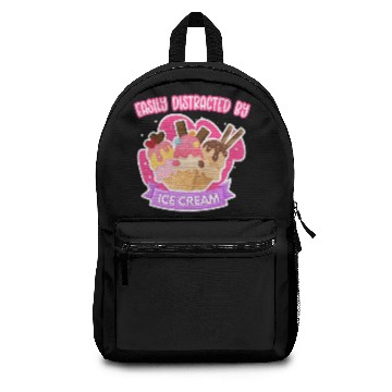 Discover Ice Cream Cone Easily Distracted Backpacks