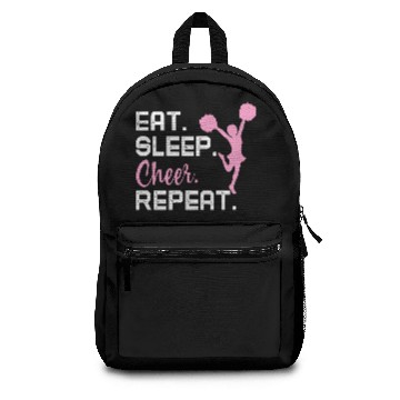 Discover Eat Sleep Cheer Repeat Backpacks