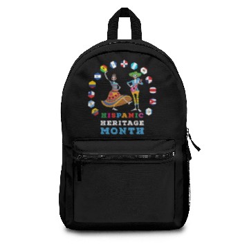 Discover Skeleton Bones Flag Hispanic Heritage Month Backpacks