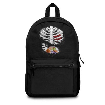 Discover Halloween Ripped Skeleton Rib Cage Candy Sweets Backpacks