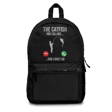 Discover Catfish Phone Call - Blue Catfish Slayer Backpacks