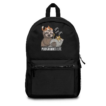 Discover Funny Cat Programmer Computer Science Gift Backpacks