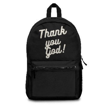 Discover Thank You God Backpacks