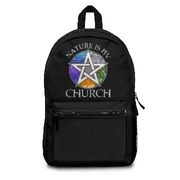 Discover Nature Is My Church Backpacks
