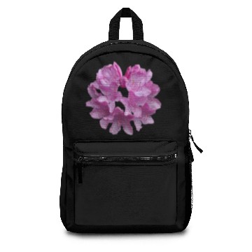 Discover One pink azalea Backpacks