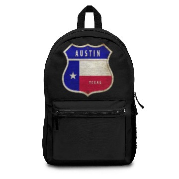 Discover Austin Texas crest flags design Backpacks
