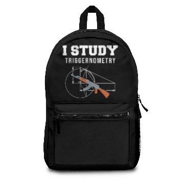 Discover I Study Triggernometry - Gun Lover Shooting Range Backpacks