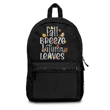 Discover Fall Breeze Autumn Leaves 1 Backpacks