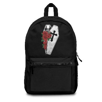 Discover Skeleton Roses Coffin Backpacks