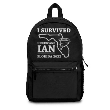 Discover I Survived Hurricane Ian Backpacks