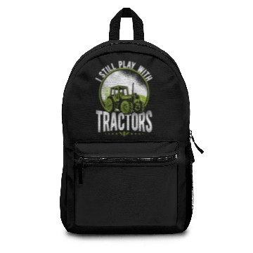 Discover Farming Farmer Tractor Vintage I Backpacks