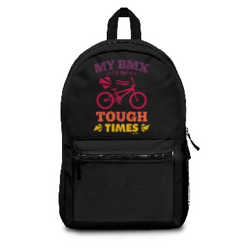 Discover BMX bicycle cycling fun gift Backpacks