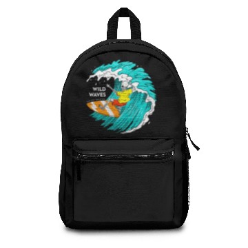 Discover Surfing Skeleton Backpacks