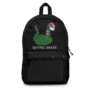 Discover Gothic Snake Gift for Snake Owners Backpacks