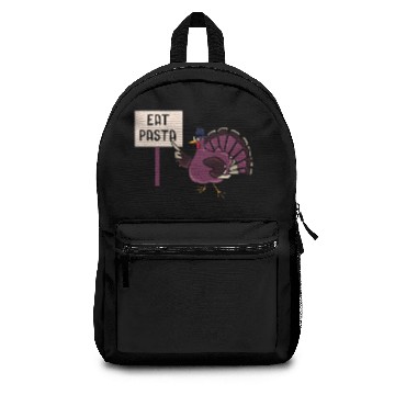 Discover Pasta Eater Thanksgiving Turkey Gobble Holiday Backpacks