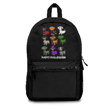 Discover Dachshund Dogs Halloween Happy Halloween Backpacks