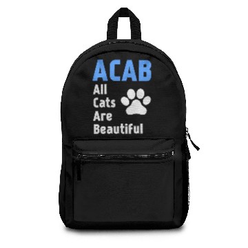 Discover ACAB : All cats are beautiful Backpacks