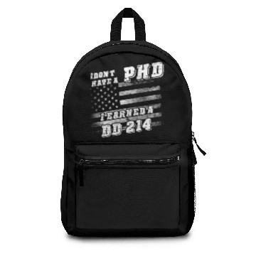 Discover i earned a dd214 Backpacks