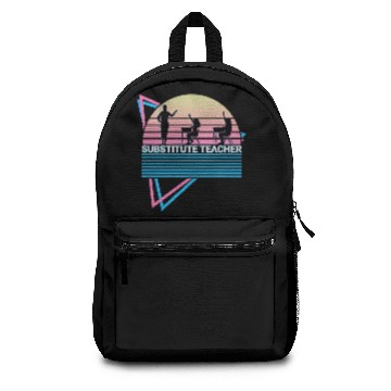 Discover Substitute Teacher Retro Backpacks
