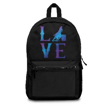 Discover Love Barrel Racing Backpacks