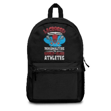 Discover Lacrosse Player Lacrosse Coach Lax Player Sports Backpacks
