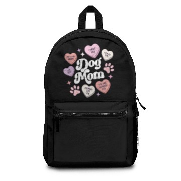 Discover Dog Mom Valentines Day Candy Hearts Galentines Backpacks