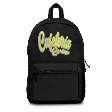 Discover School Cafeteria Worker Matching Typography Retro Backpacks
