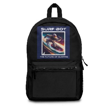 Discover Robot Silver Surfer Backpacks
