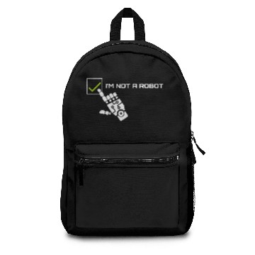 Discover Robotech i'm not a robot Backpacks