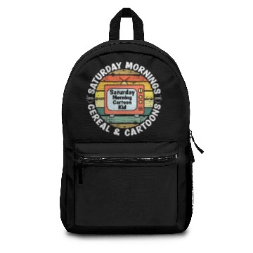 Discover 70s 80s 90s Saturday Mornings Cereal Backpacks