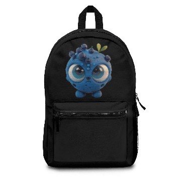 Discover Cute blueberry cartoon character Backpacks