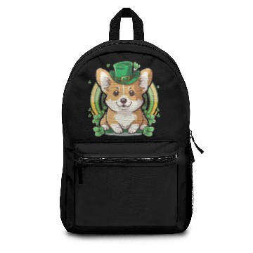 Discover st patricks day - chibi corgi dog Backpacks