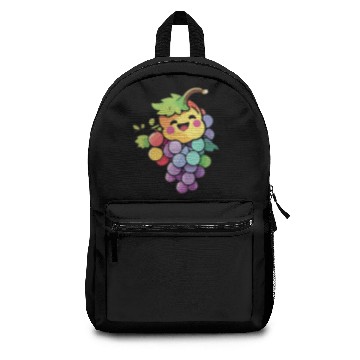 Discover Grape comic Backpacks
