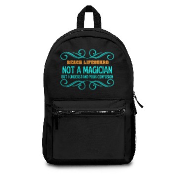 Discover BEACH LIFEGUARD not magican Backpacks