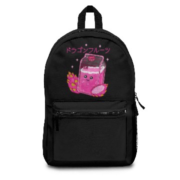 Discover Kawaii Dragon Fruit Milk Backpacks