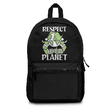Discover Environmentalism respect your planet activism Backpacks